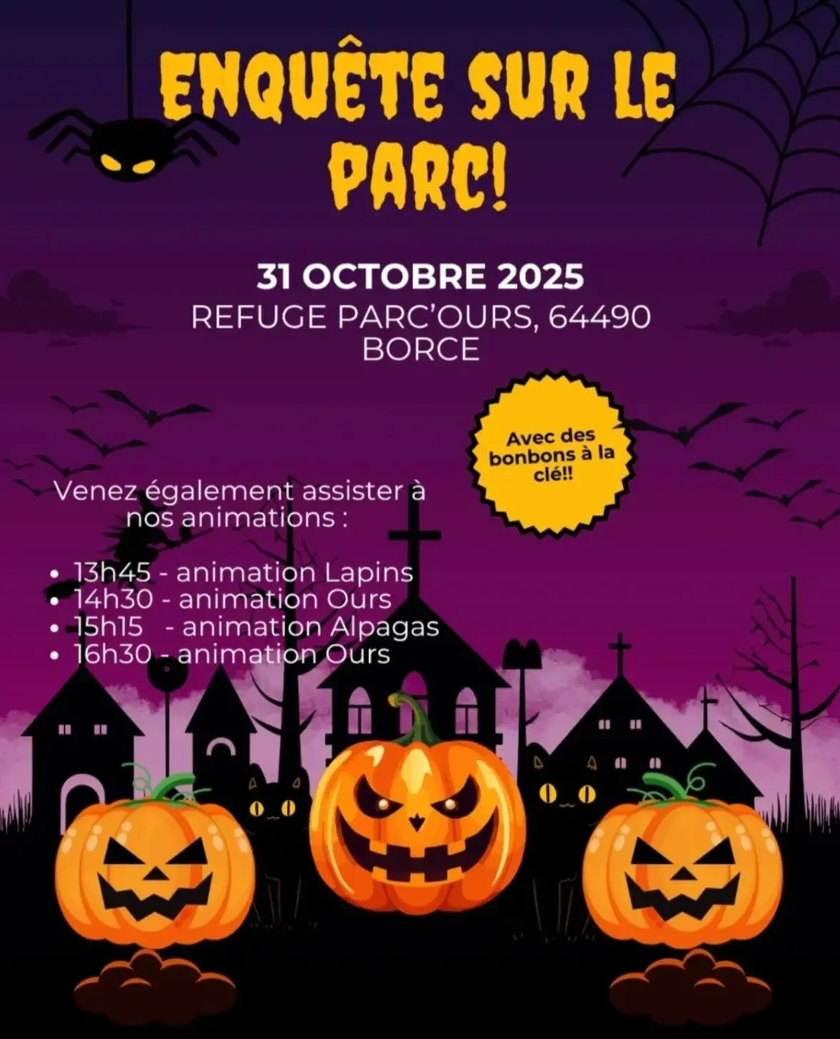 Halloween Parc Ours 2