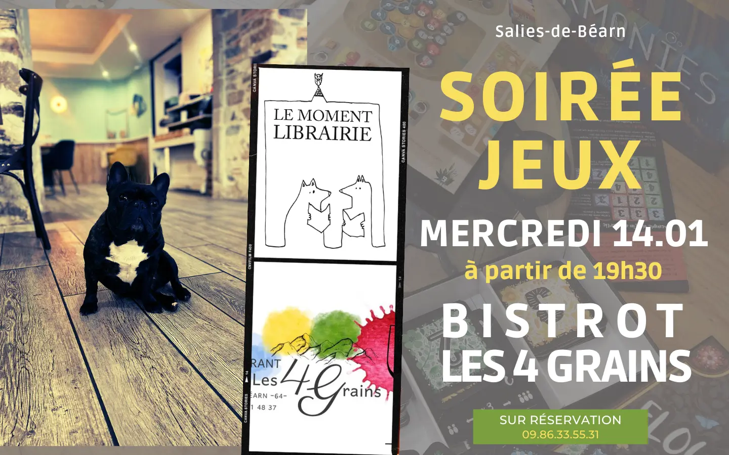 Soirée jeux aux 4 G