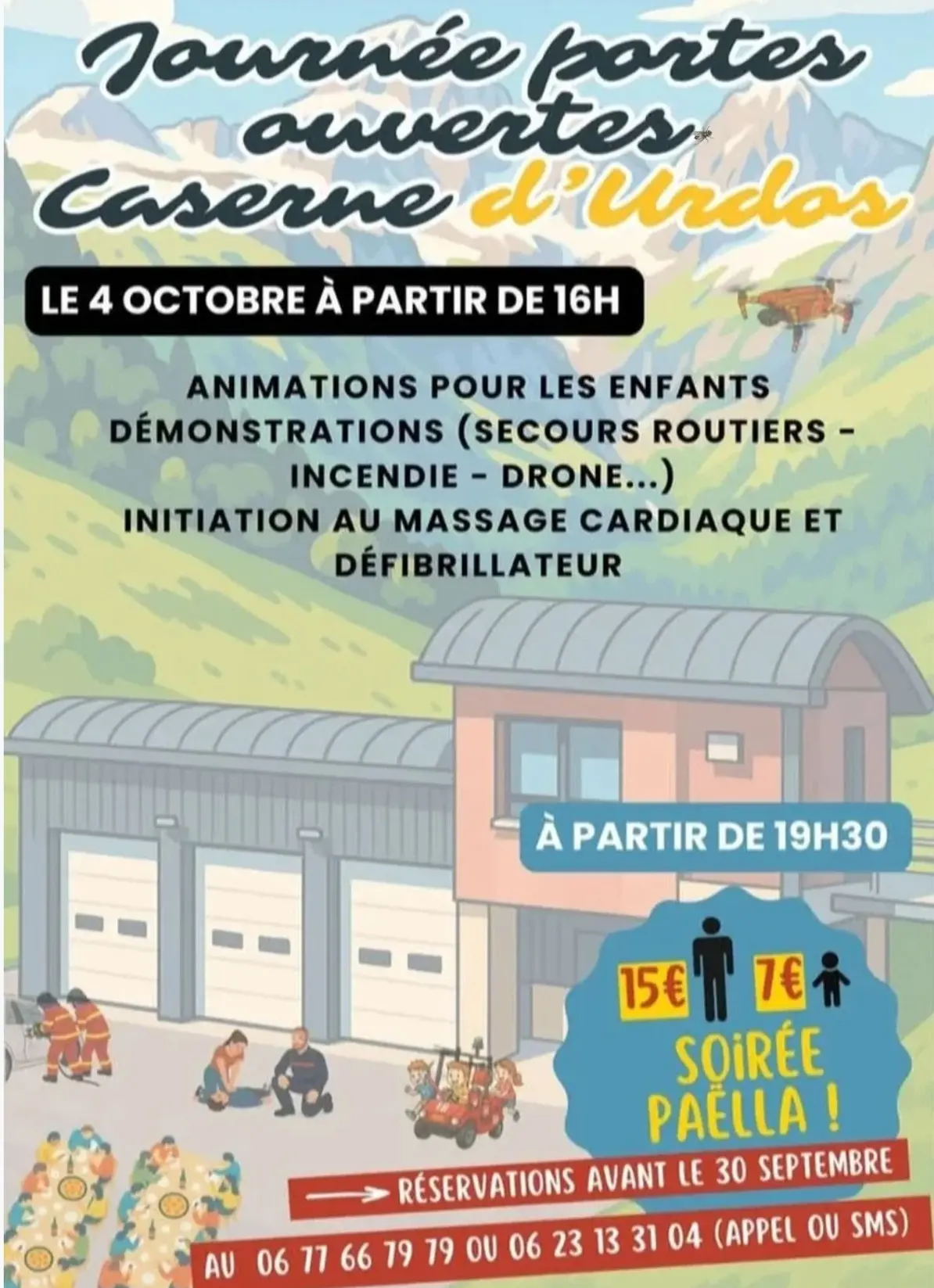 Journée portes ouvertes pompier
