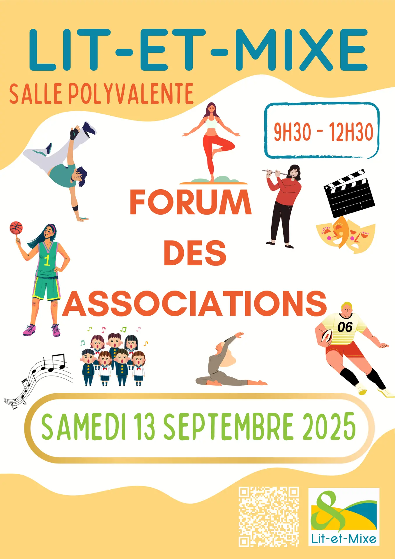 Copie de Flyer événement association moderne illustration coloré  - 1