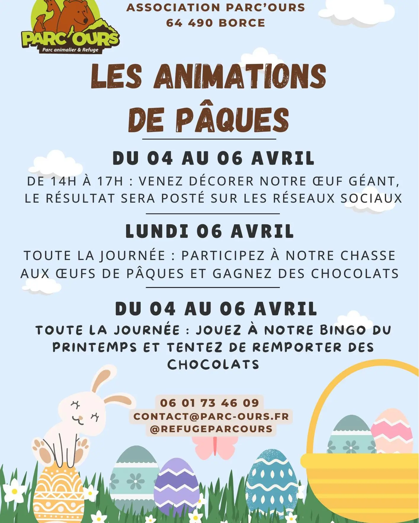 Pâques au Parc Ours