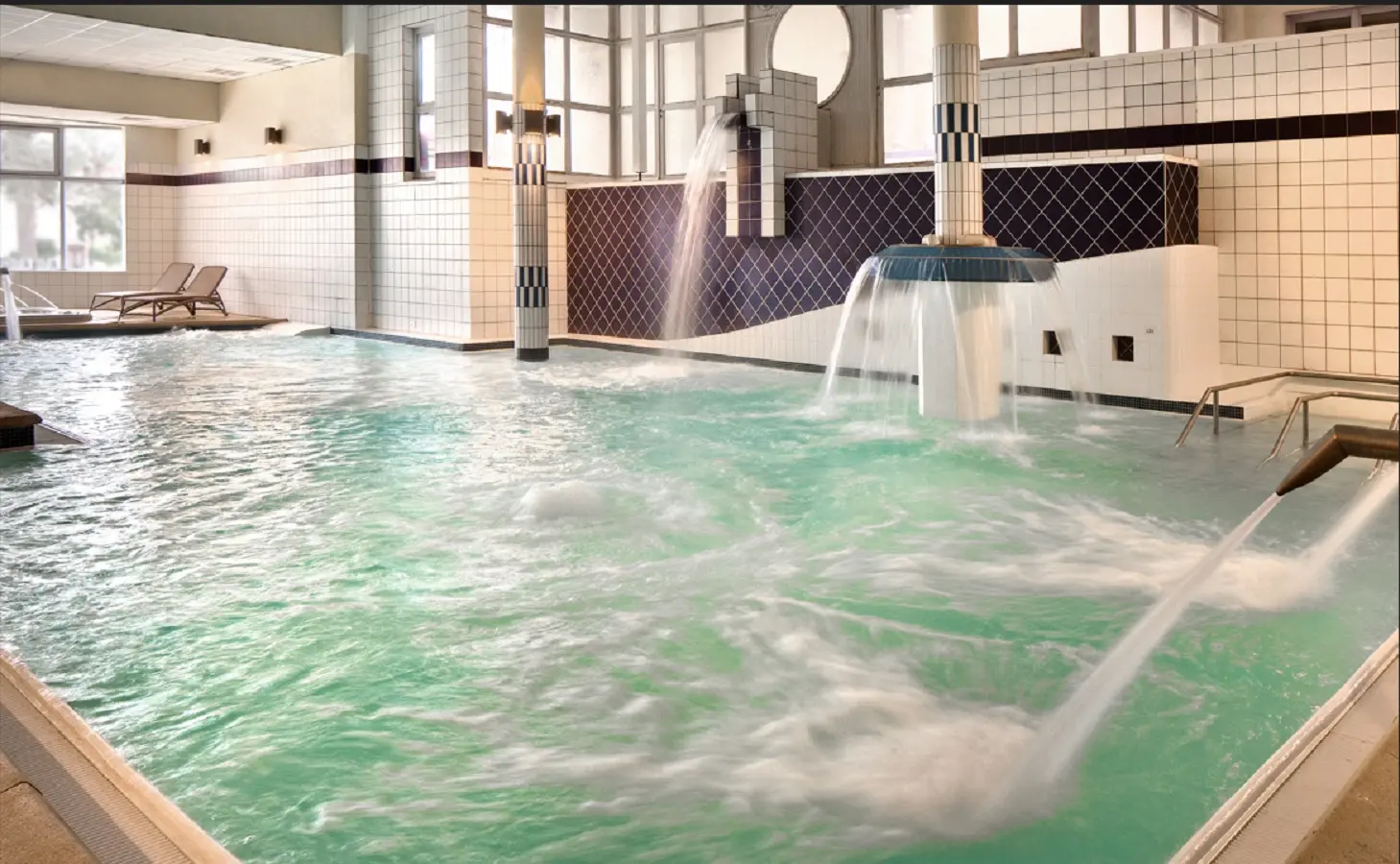Piscine ludique eau salée