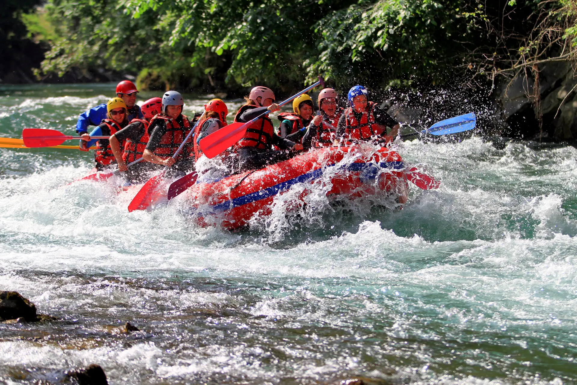 Rafting sur le Gave d'Aspe IV - OLORON SAINTE-MARIE (©FERNANDEZ NICOLAS) - DI