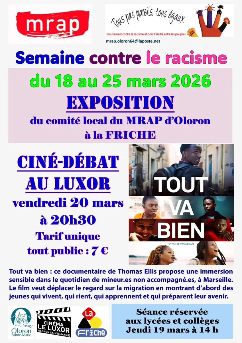Semaine contre le racisme - Ciné-débat