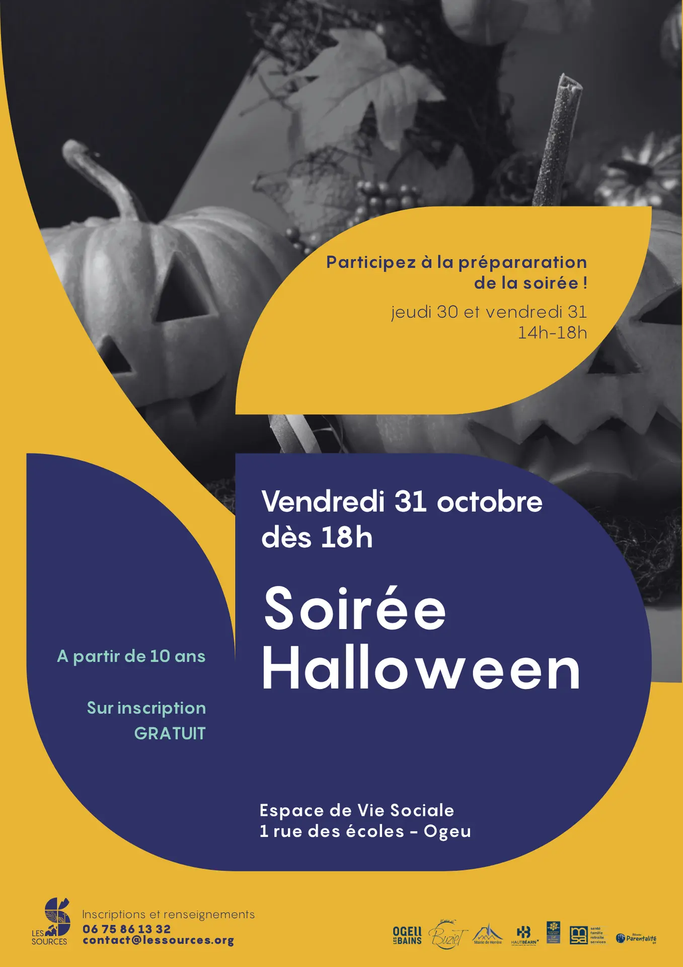 soirée halloween 2025