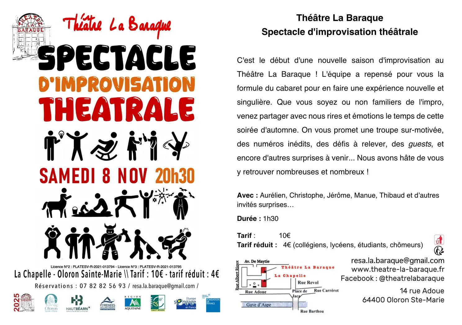 Spectacle d'impro