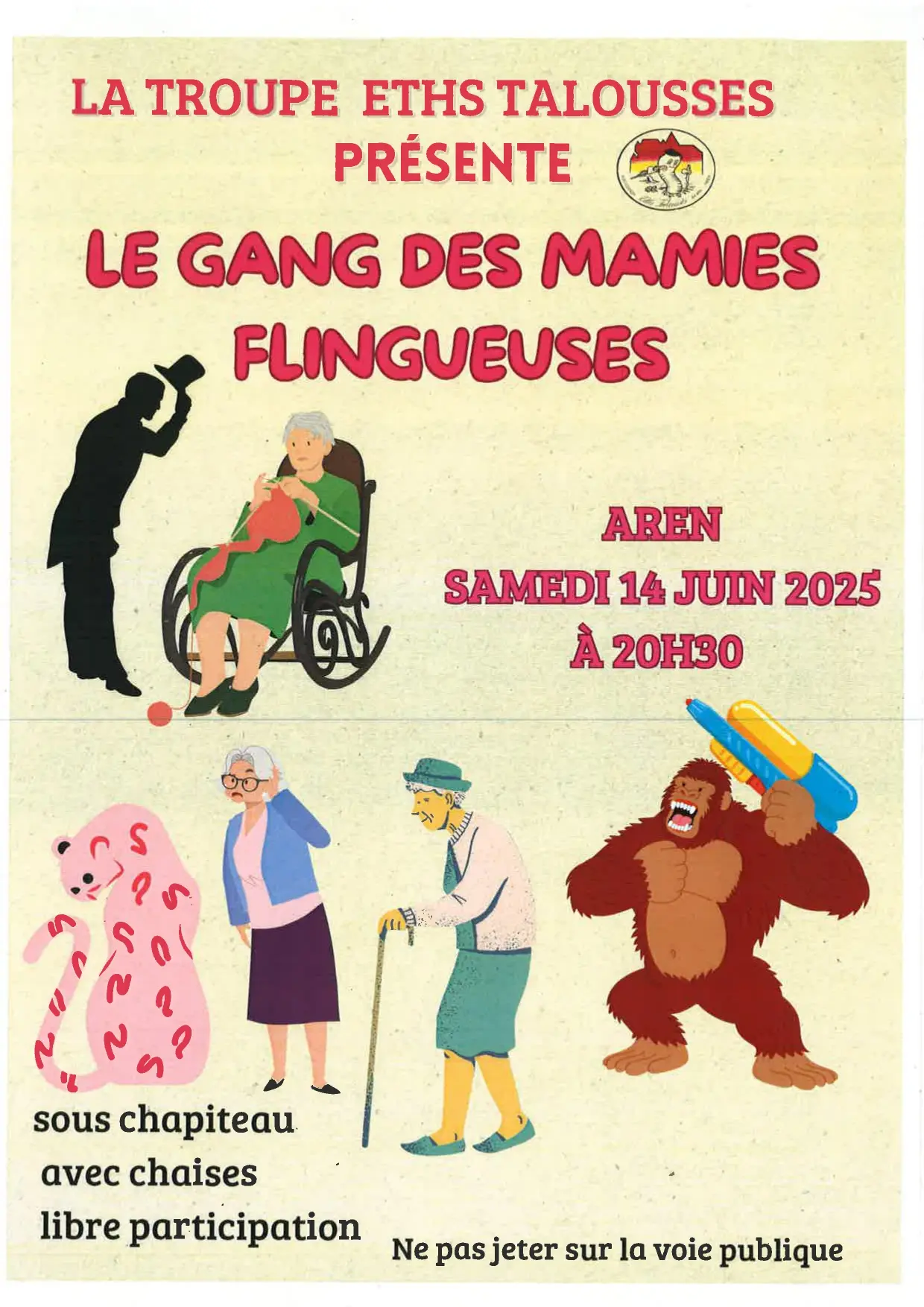 Théâtre Le Gang des Mamies Flingueuses