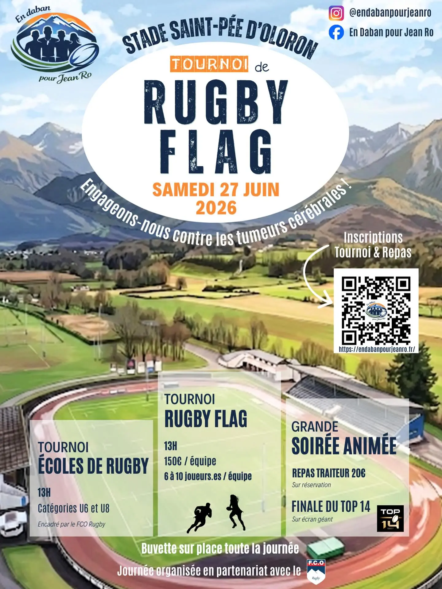 Tournoi de rugby flag