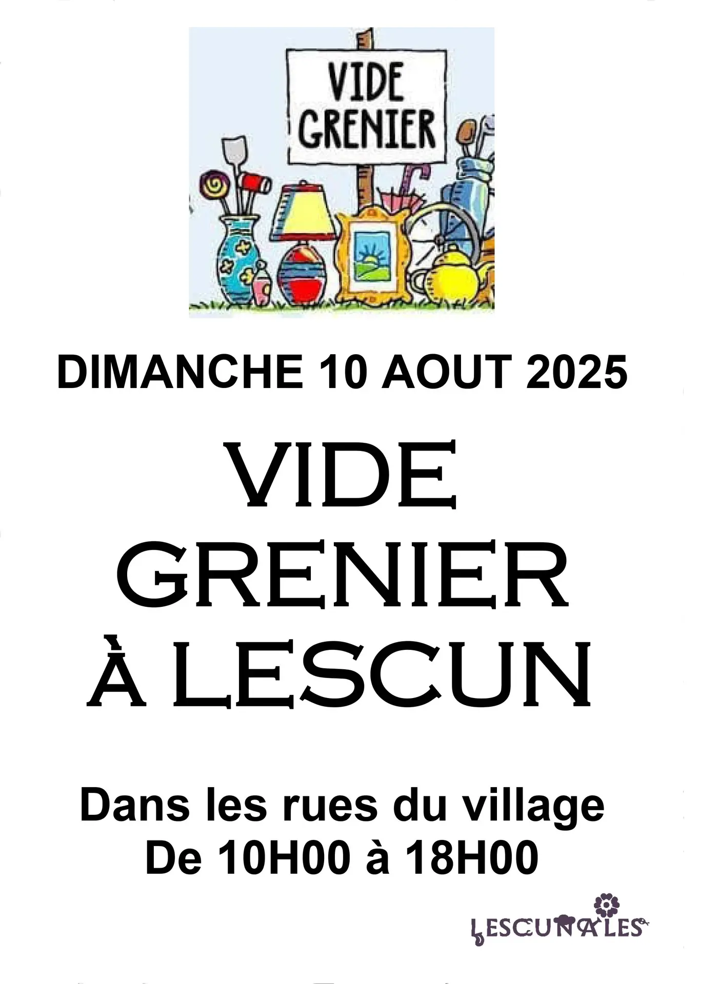 Vide grenier Lescun