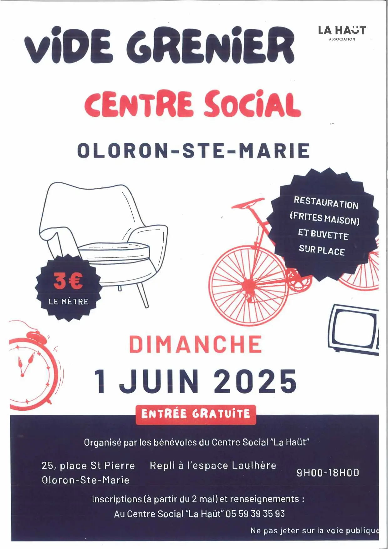Vide grenier centre social