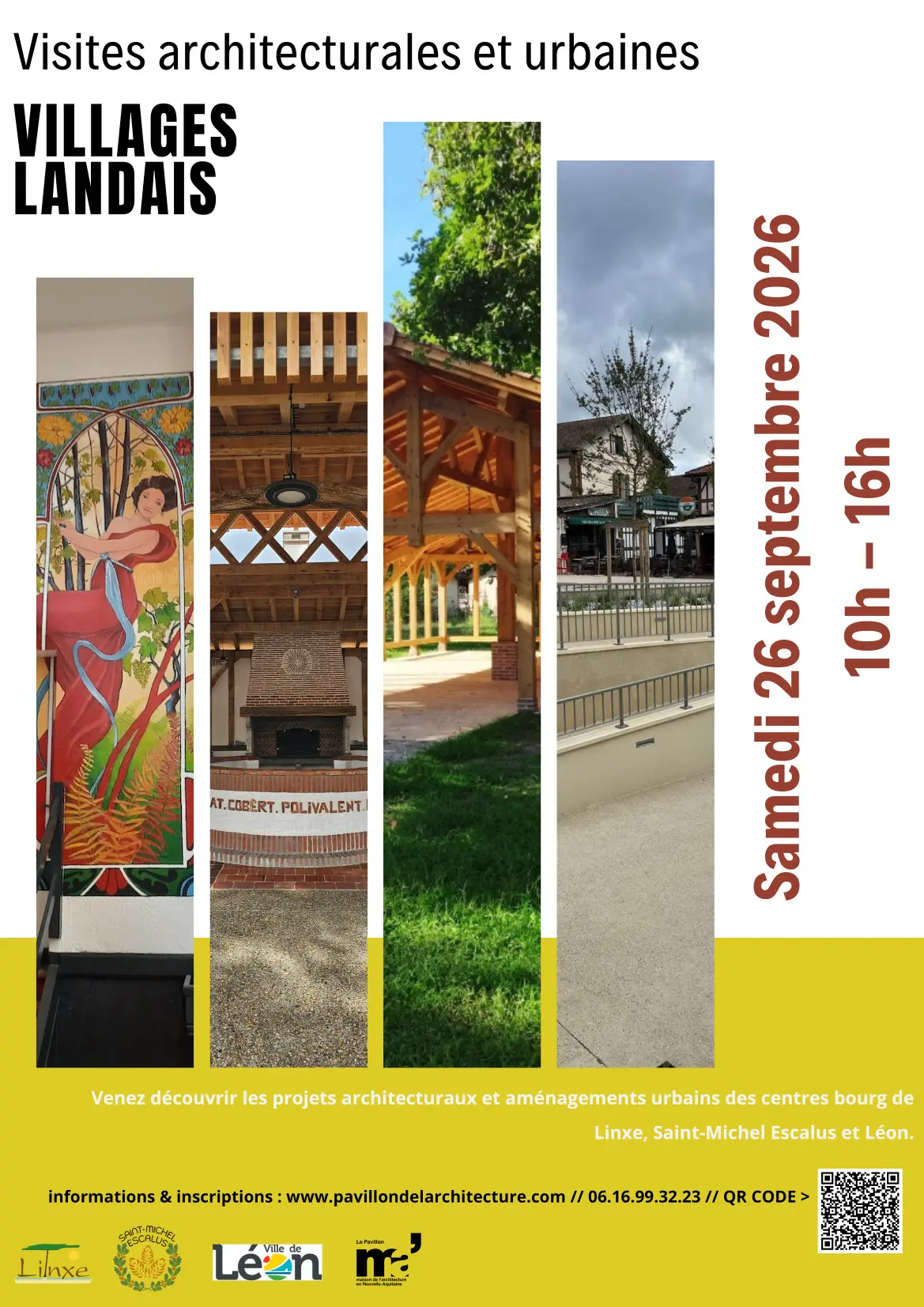 Visite archi Affiche visite Landes