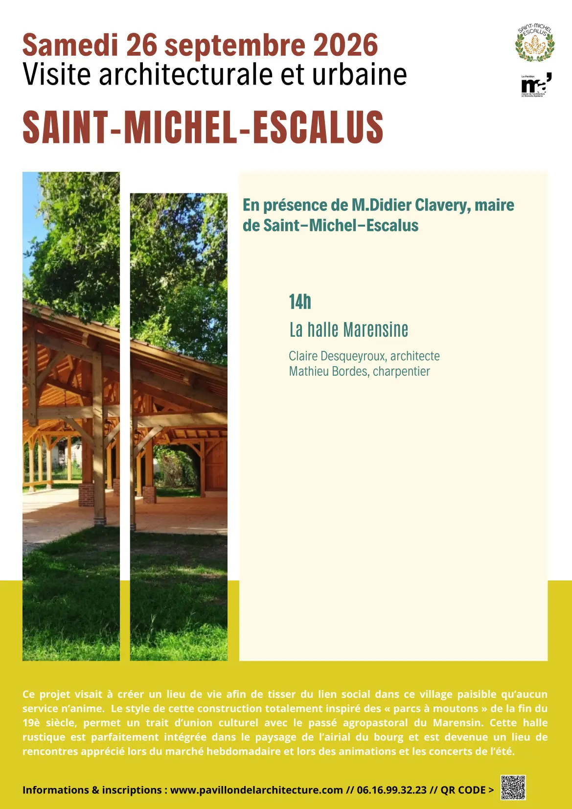 Visite archi affiche St Michel Escalus