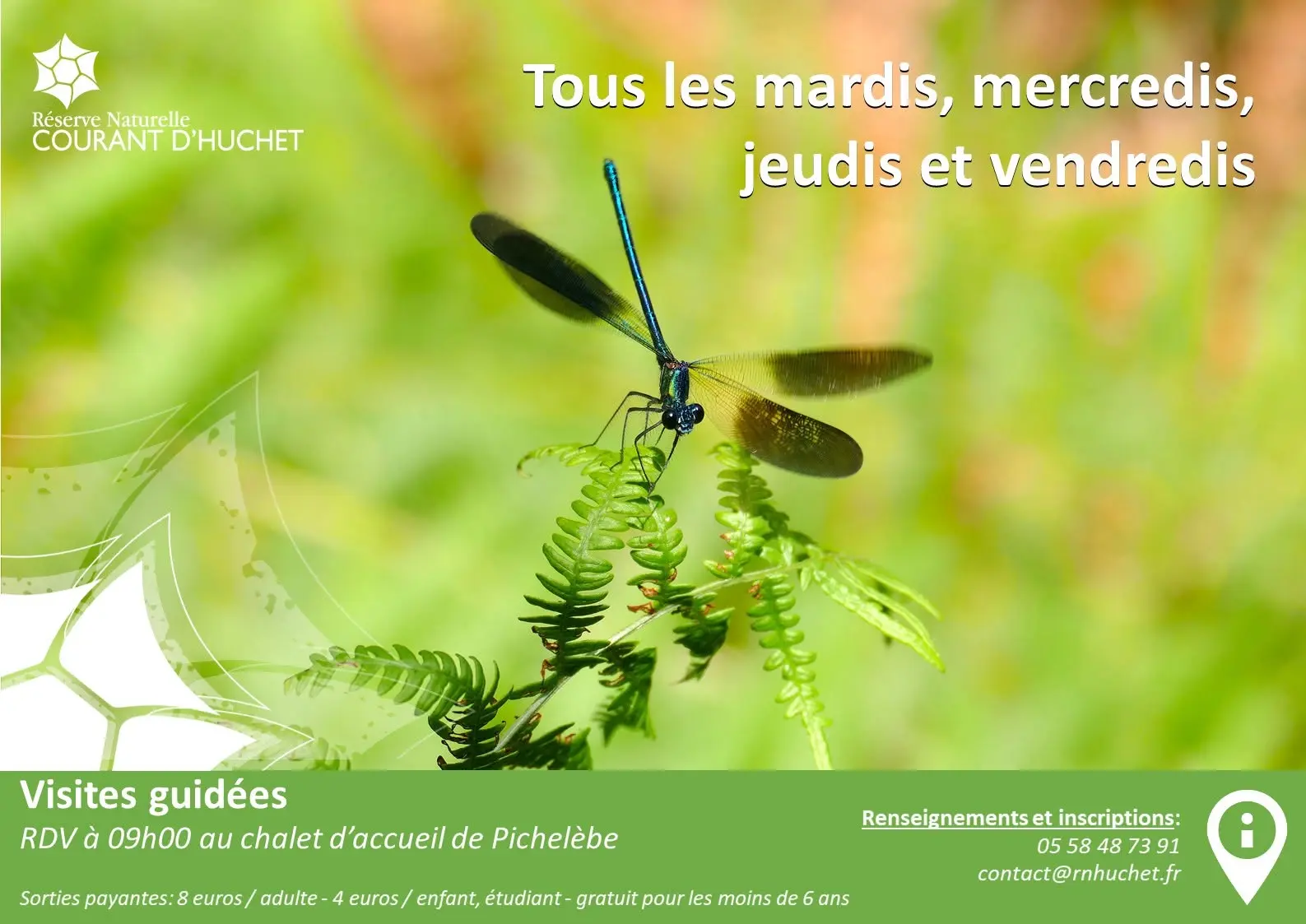 Visites guidées réserveHuchet