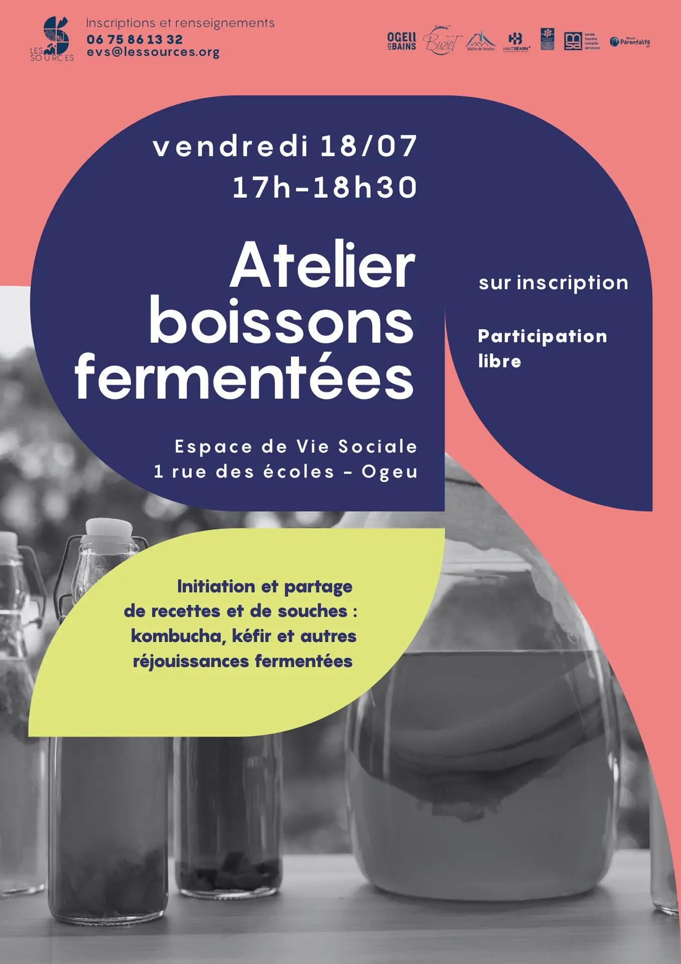 Atelier boissons fermentées - essai