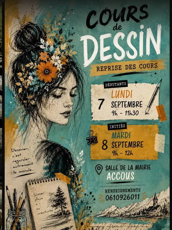 cours de dessin