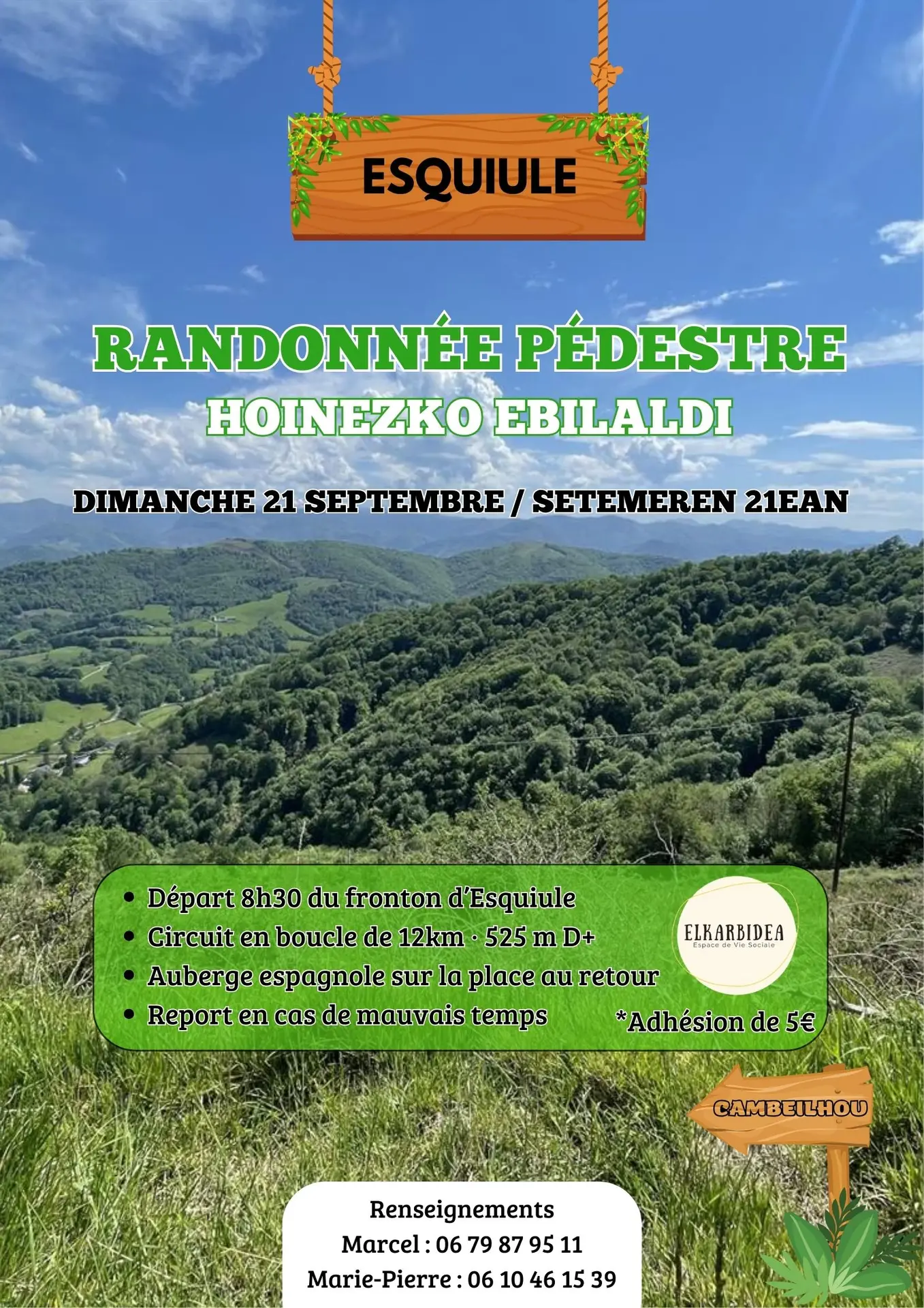 Randonnée Roquiague - publication