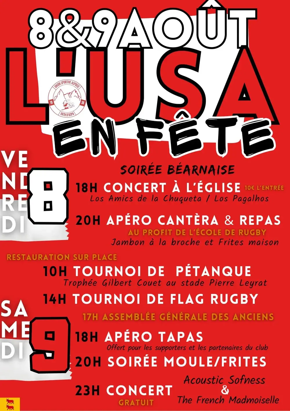 Fêtes de l'Union Sportive Aspoise 2025