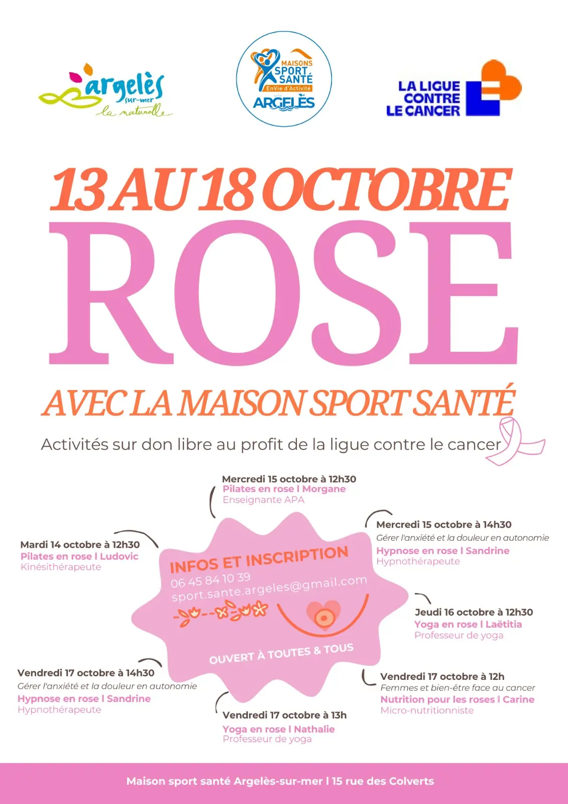 ACVI Maison sport santé affiche