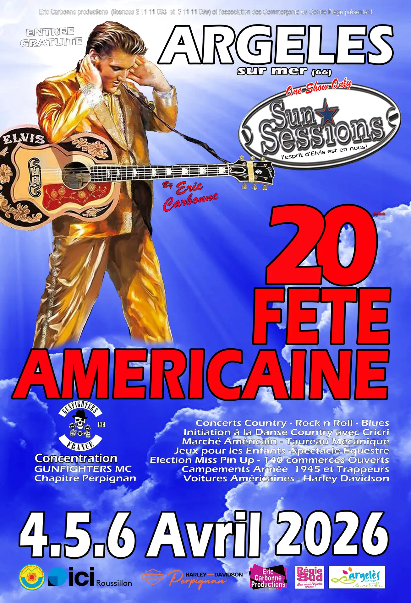 AFFICHE FETE AMERICAINE 2026