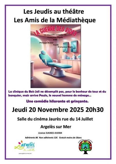 AFFICHE THEATRE AMIS MEDIATHEQUE 20-11-25