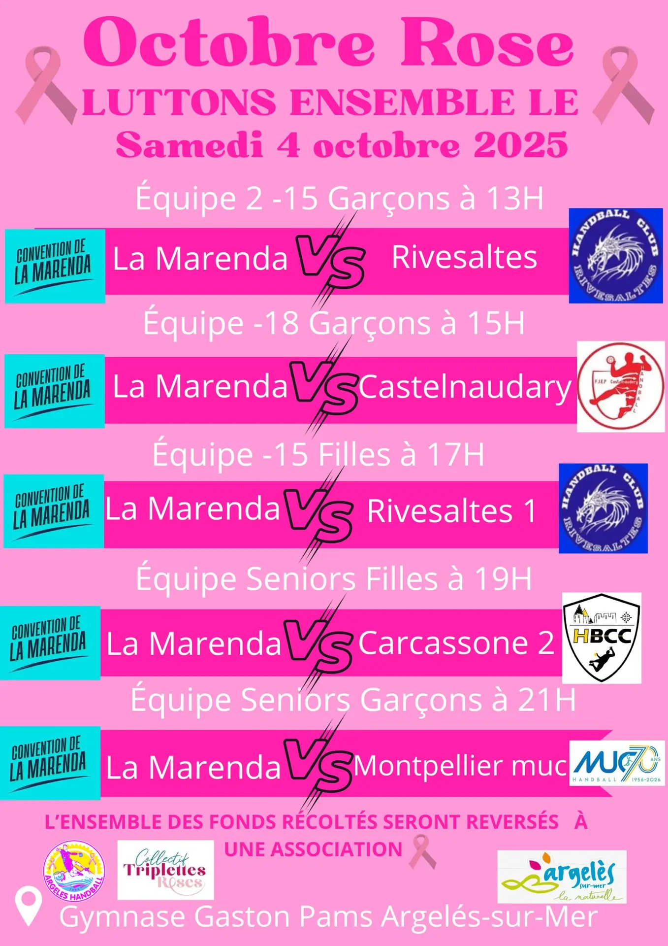 affiche octobre rose 2025