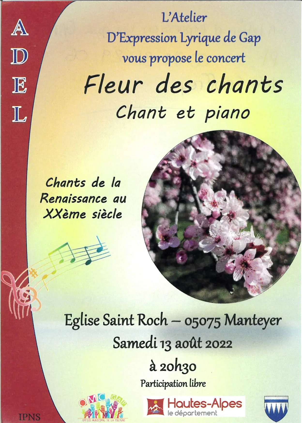 affiche chant lyrique