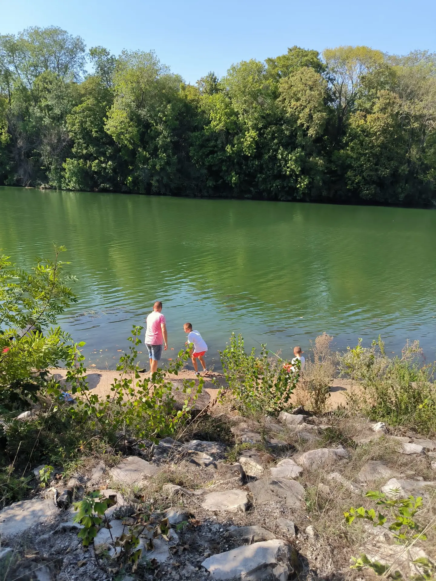 initiation à la pêche en famille à Chatou