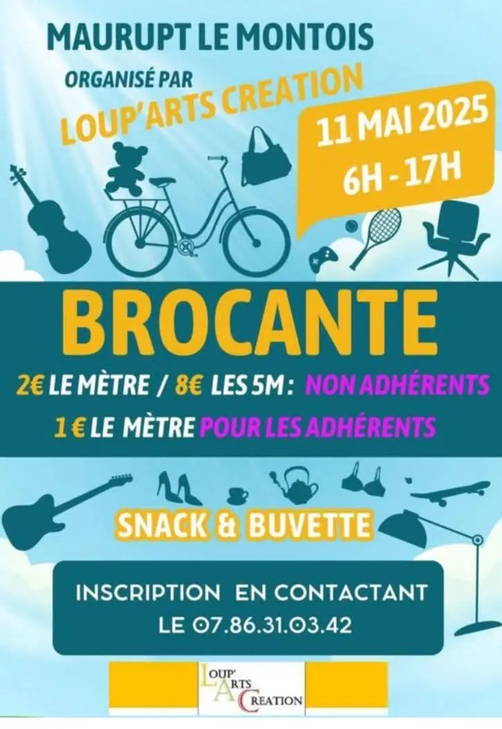 BROCANTE MAURUPT LE MONTOIS
