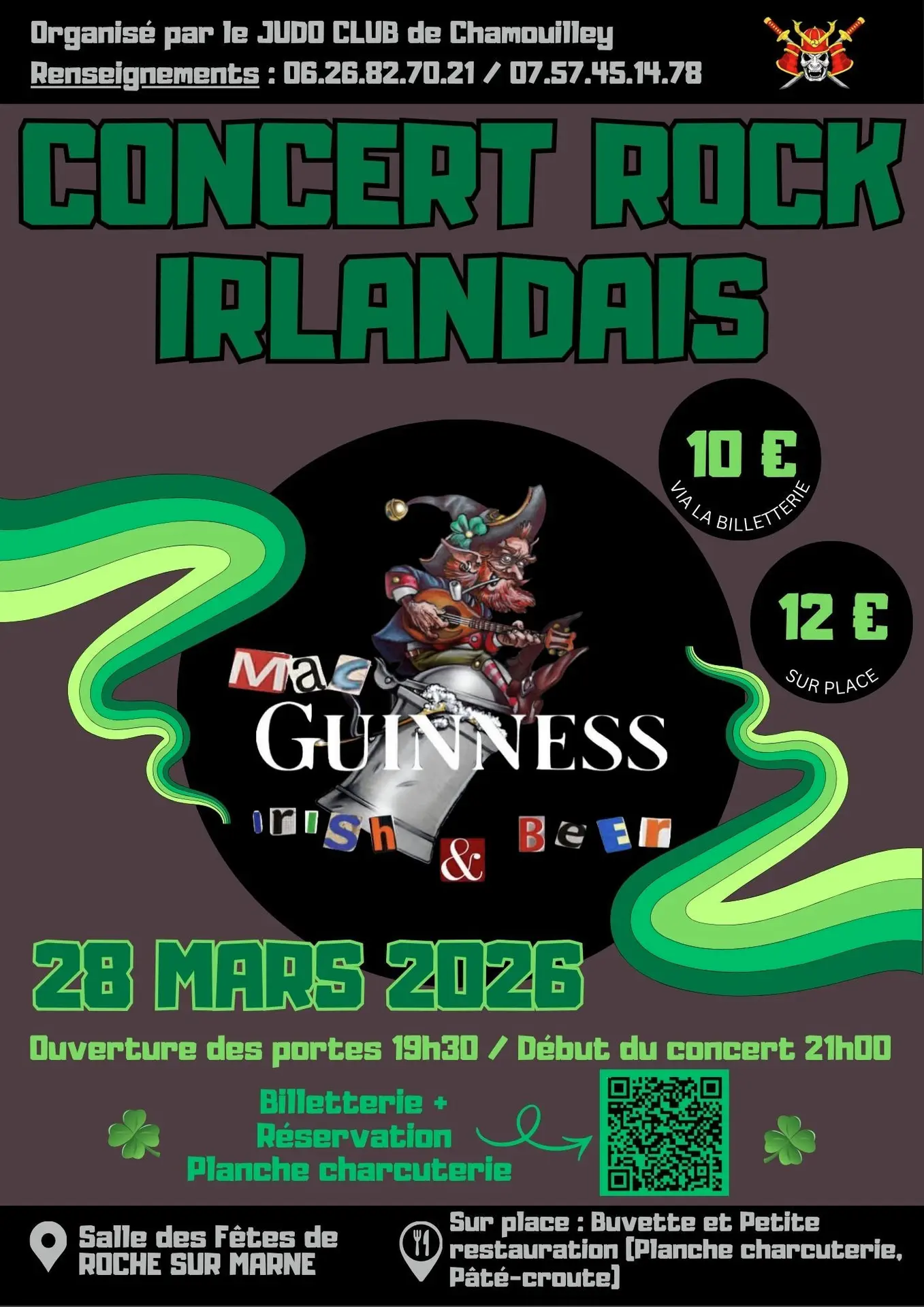 concert rock irlandais