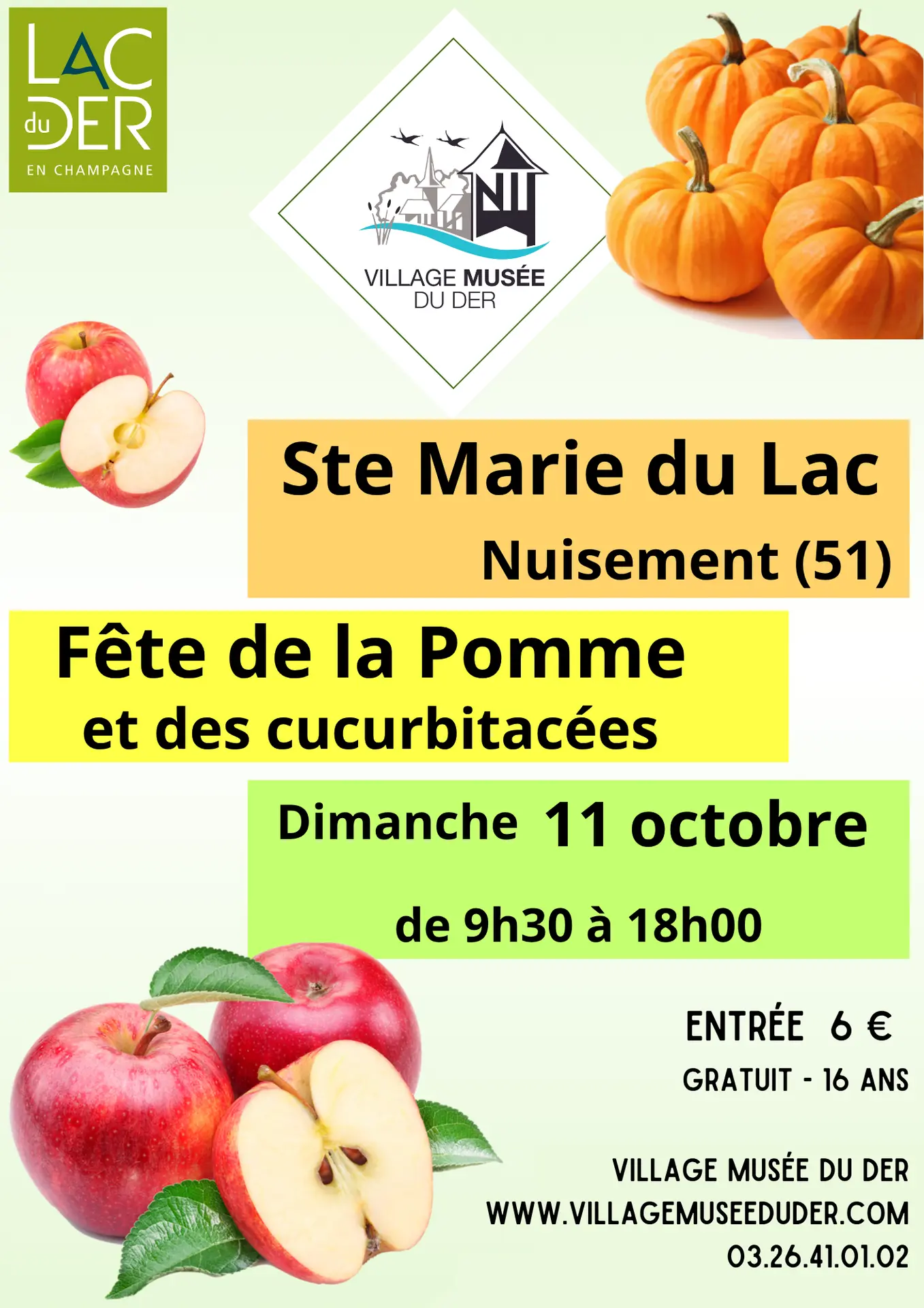 Affiche Fête VMD 2023/2024 - Affiche Fête pomme 2026