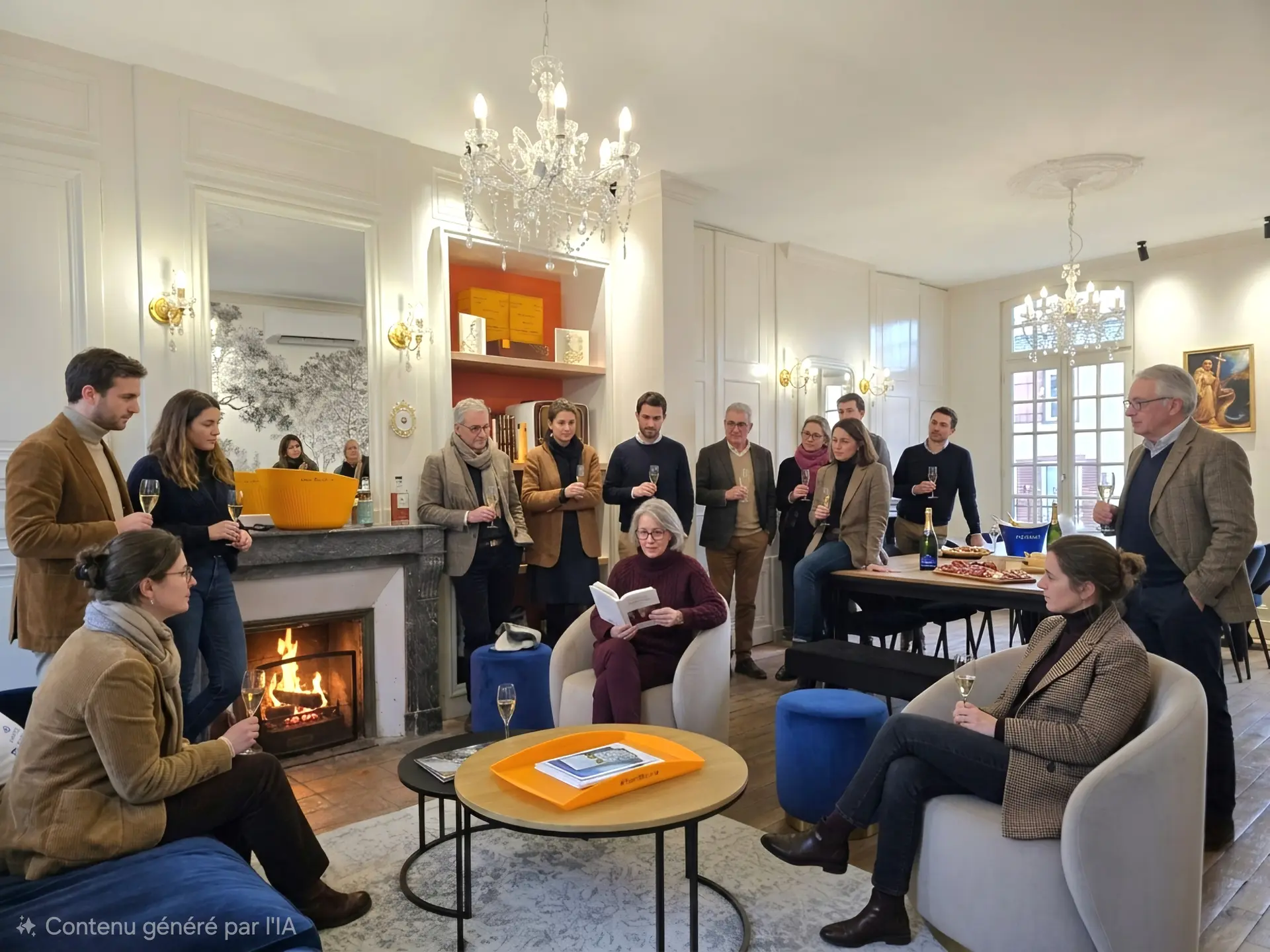 Le champagne entre les lignes