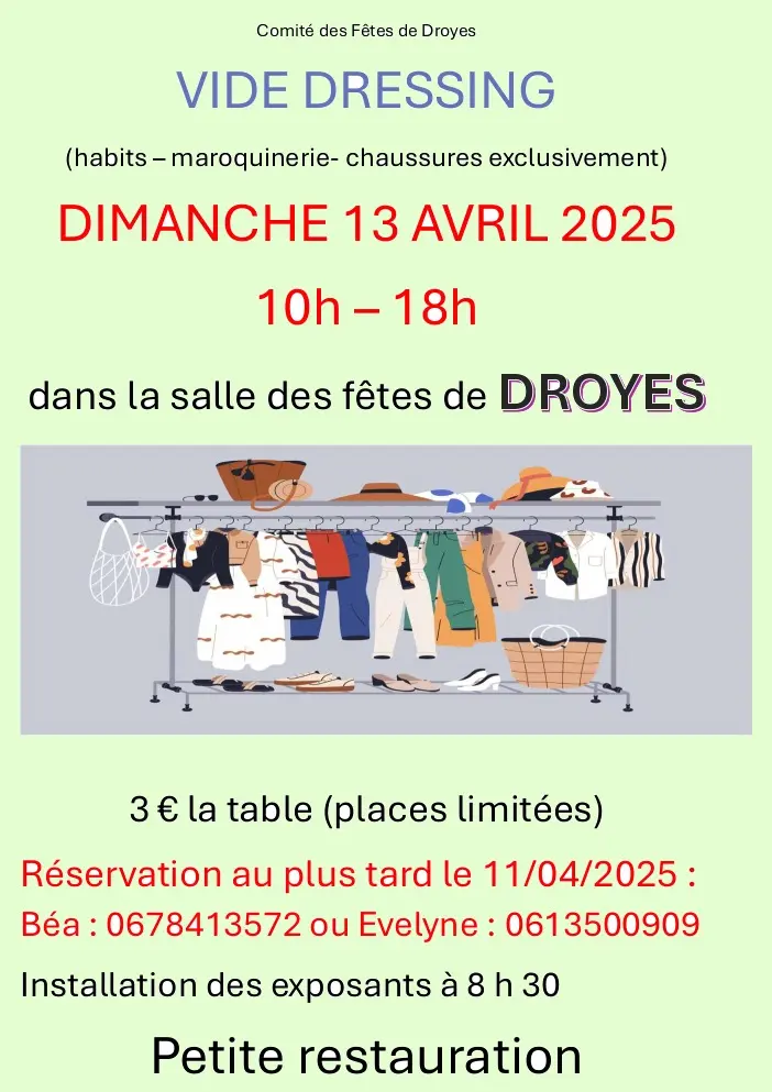 vide dressing Droyes