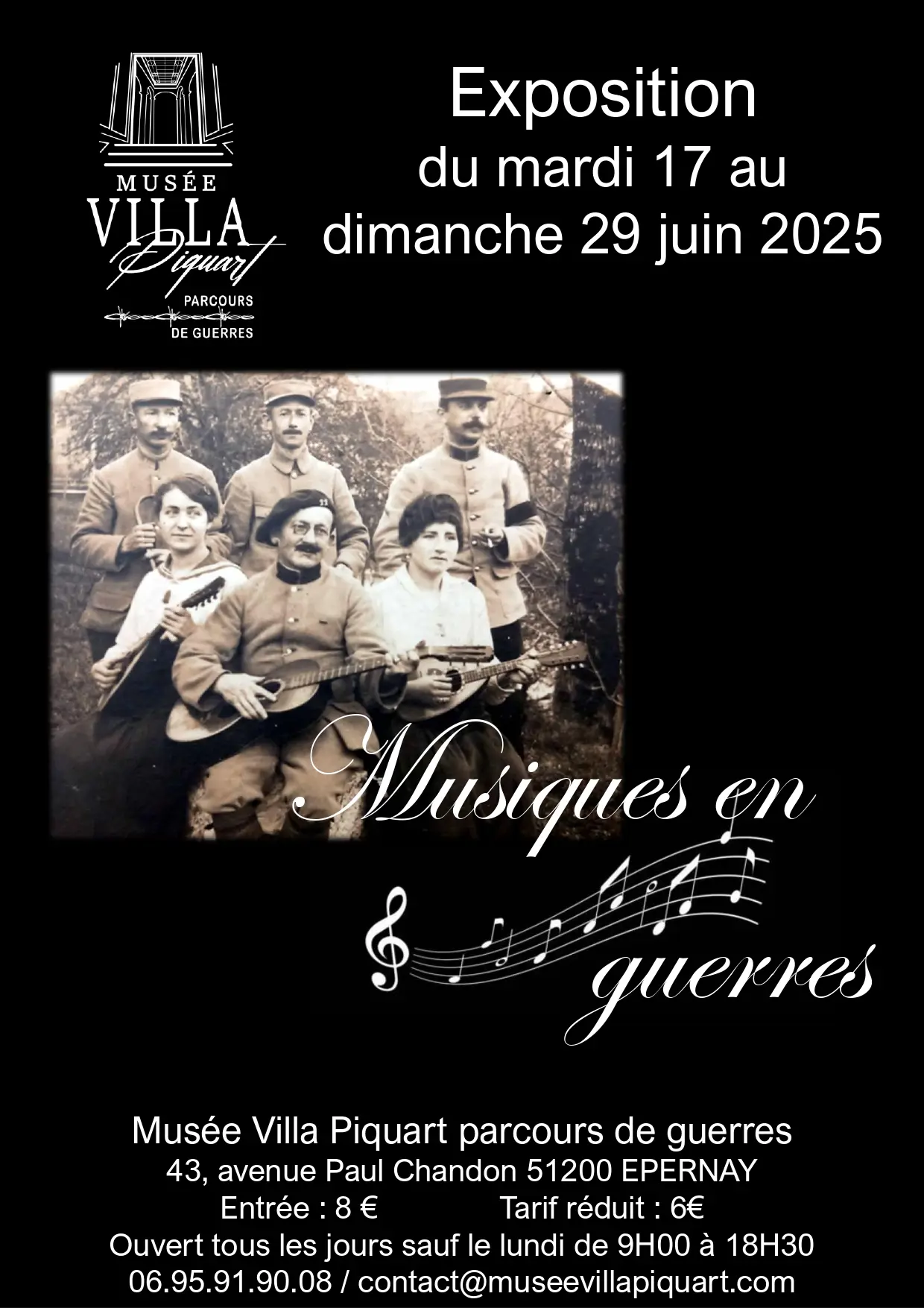 Exposition Musiques en guerres Epernay