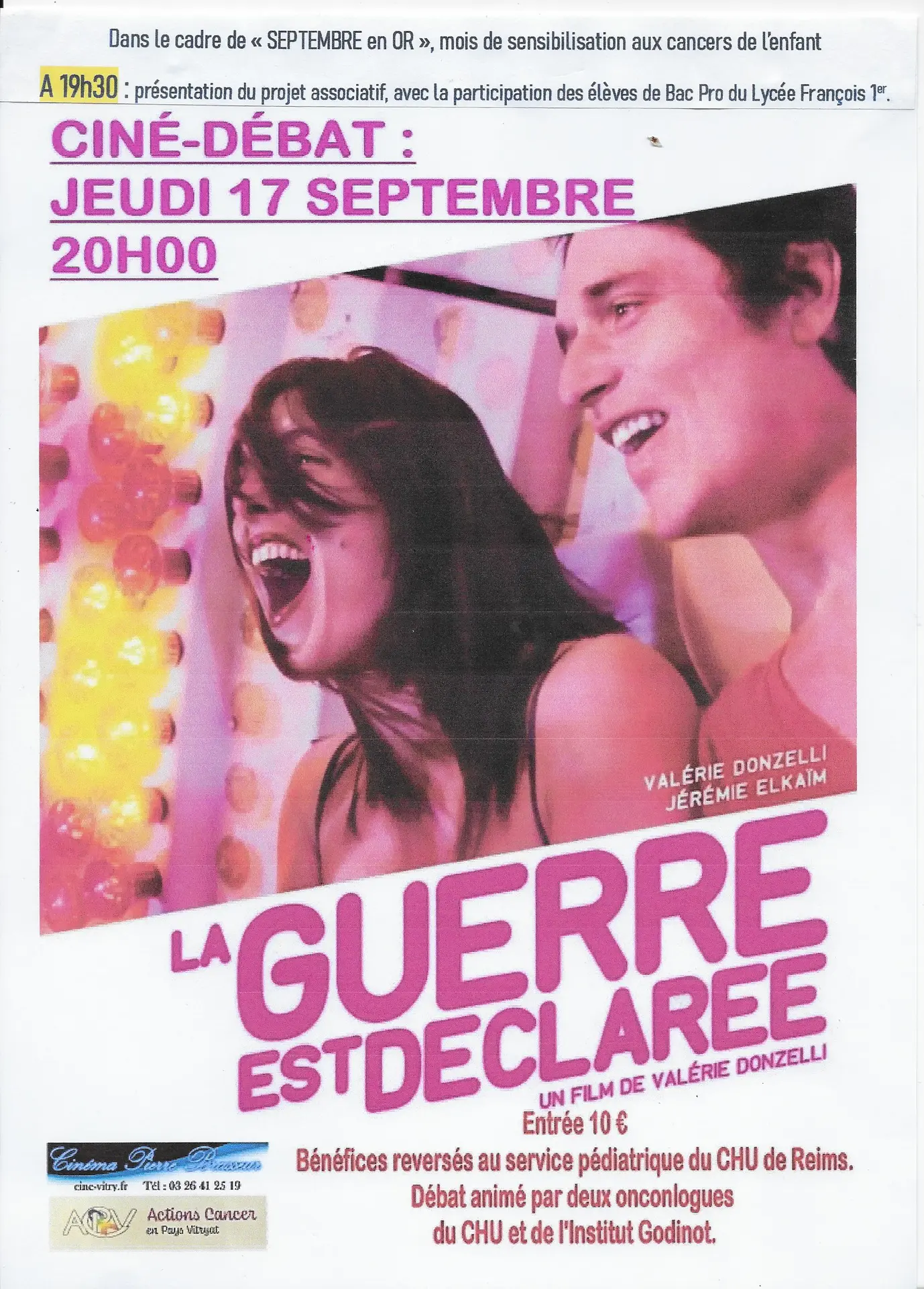 Affiche La guerre est déclarée