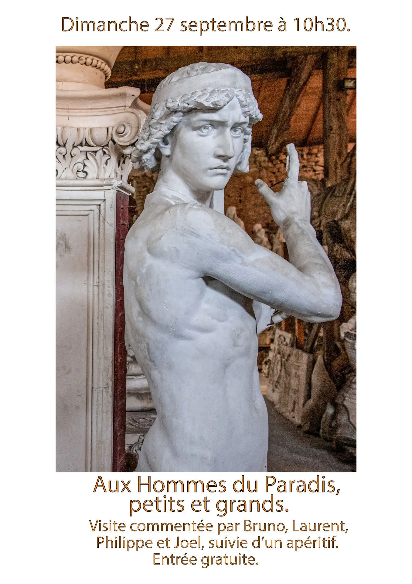 Aux hommes du paradis petits et grands 27 septembre