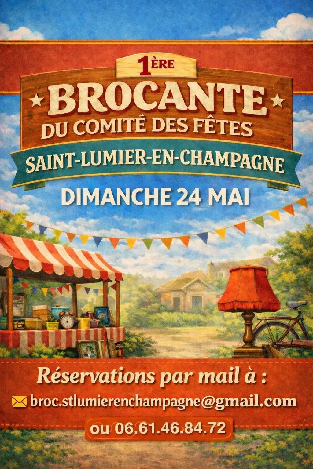 Brocante COMITE DES FETES ST LUMIER-EN-CHAMPAGNE