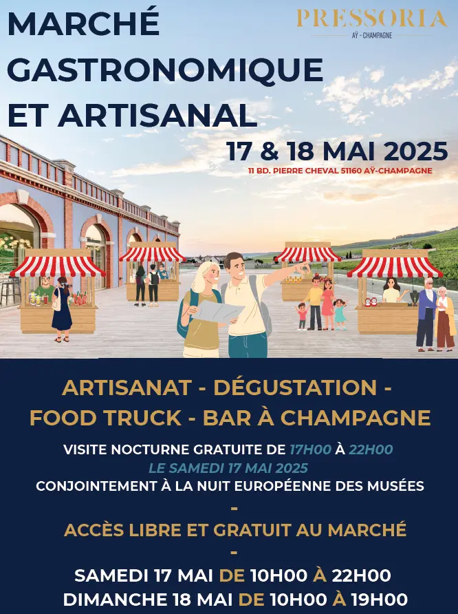 Marché gastronomique 17 + 18 mai Pressoria