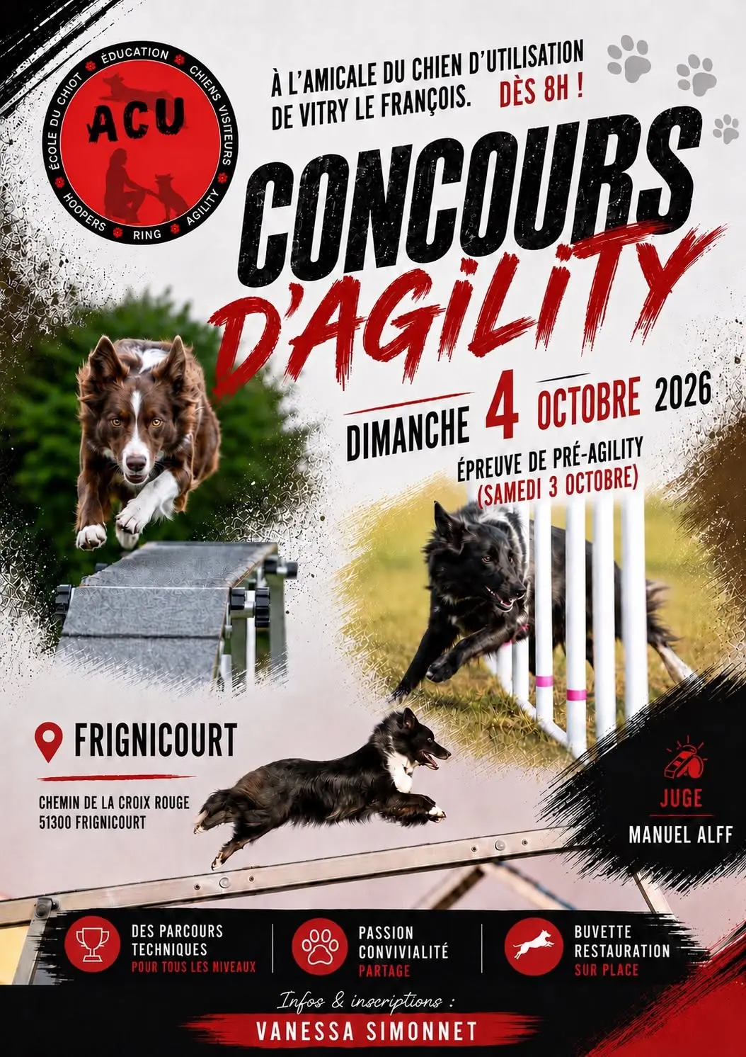 Concours d'agility Amicale du Chien d'utilisation