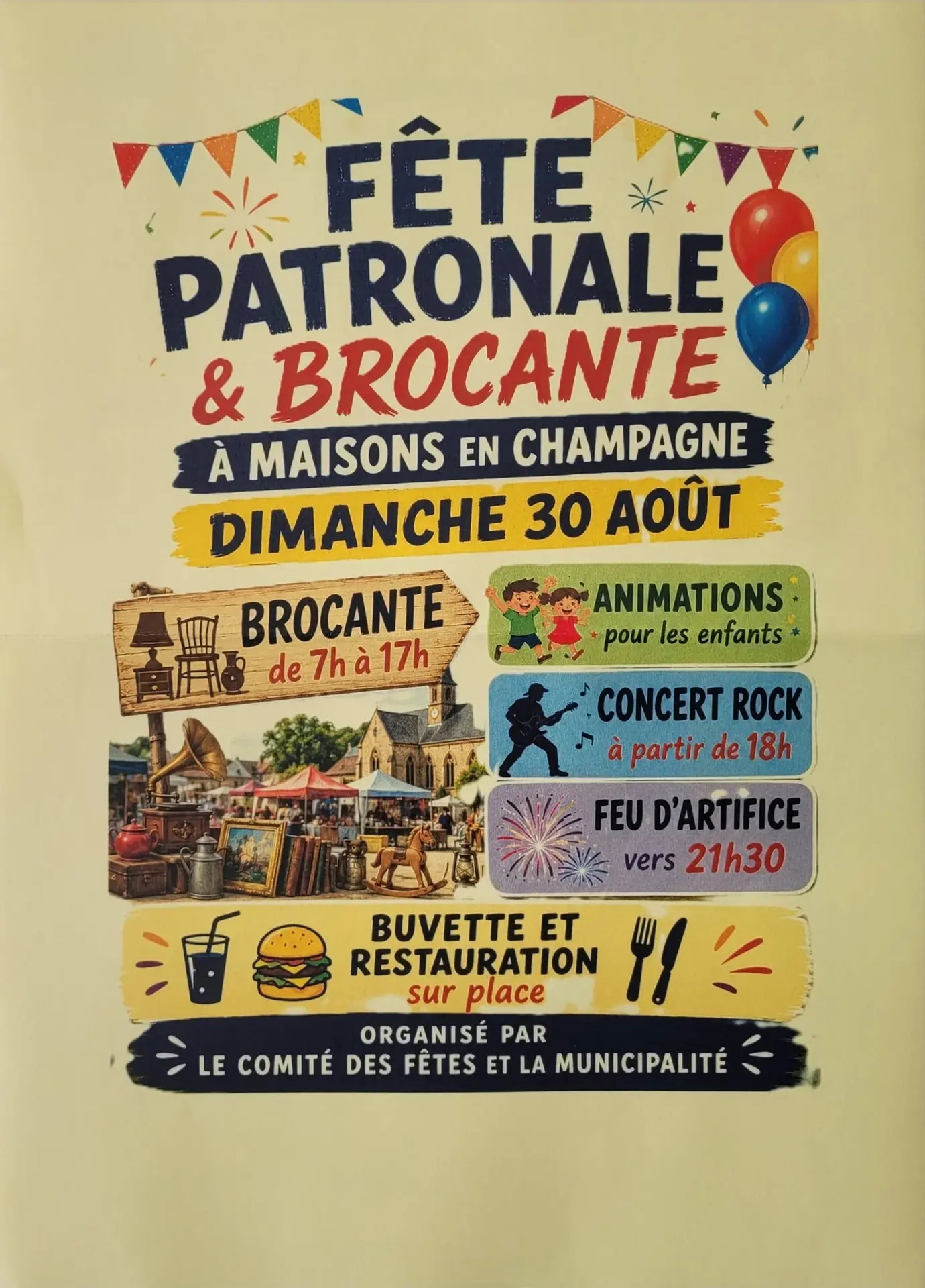 Fête Brocante MAISONS EN CHAMPAGNE