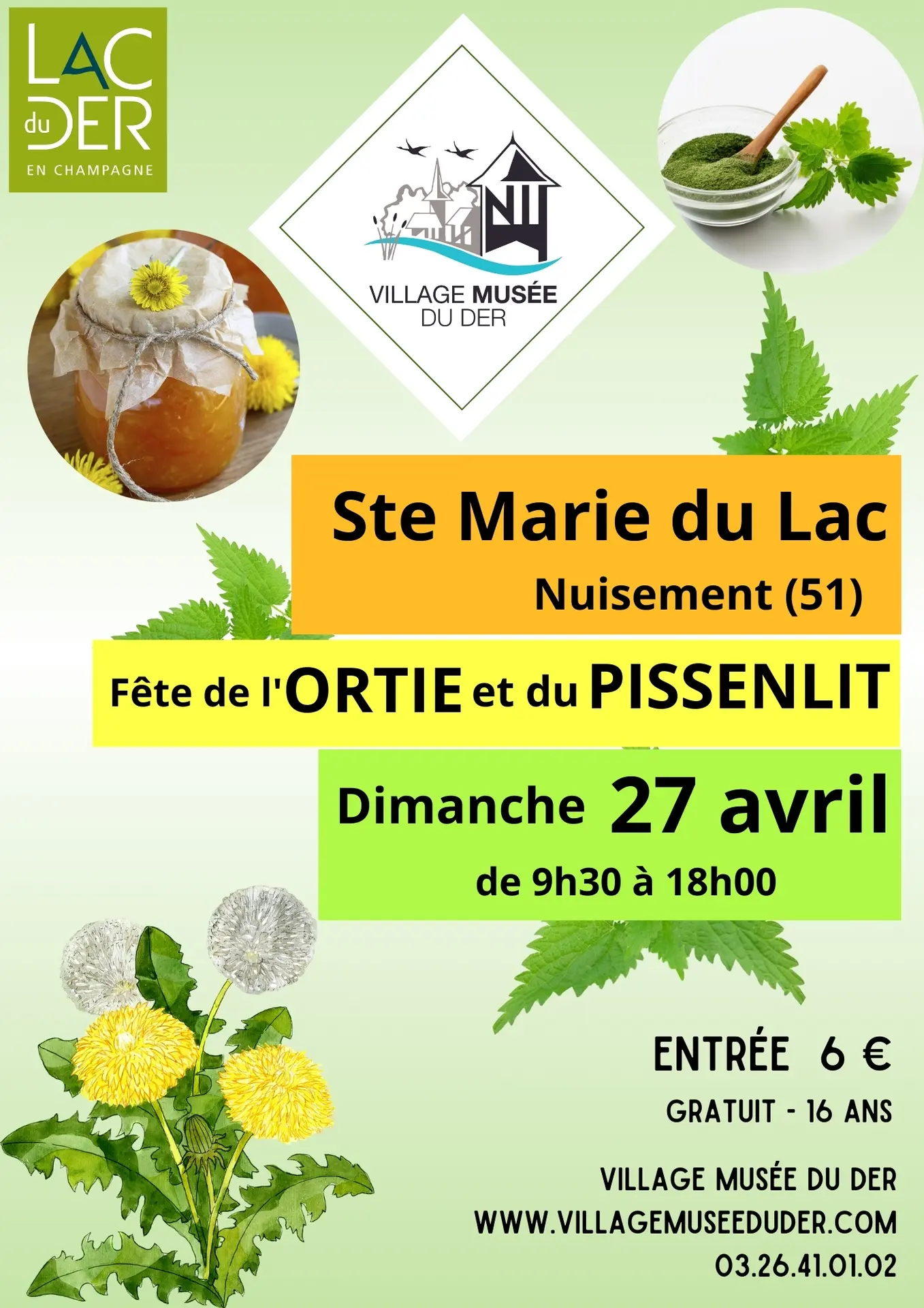 Fête de l'Ortie et du Pissenlit©Village Musée du Der