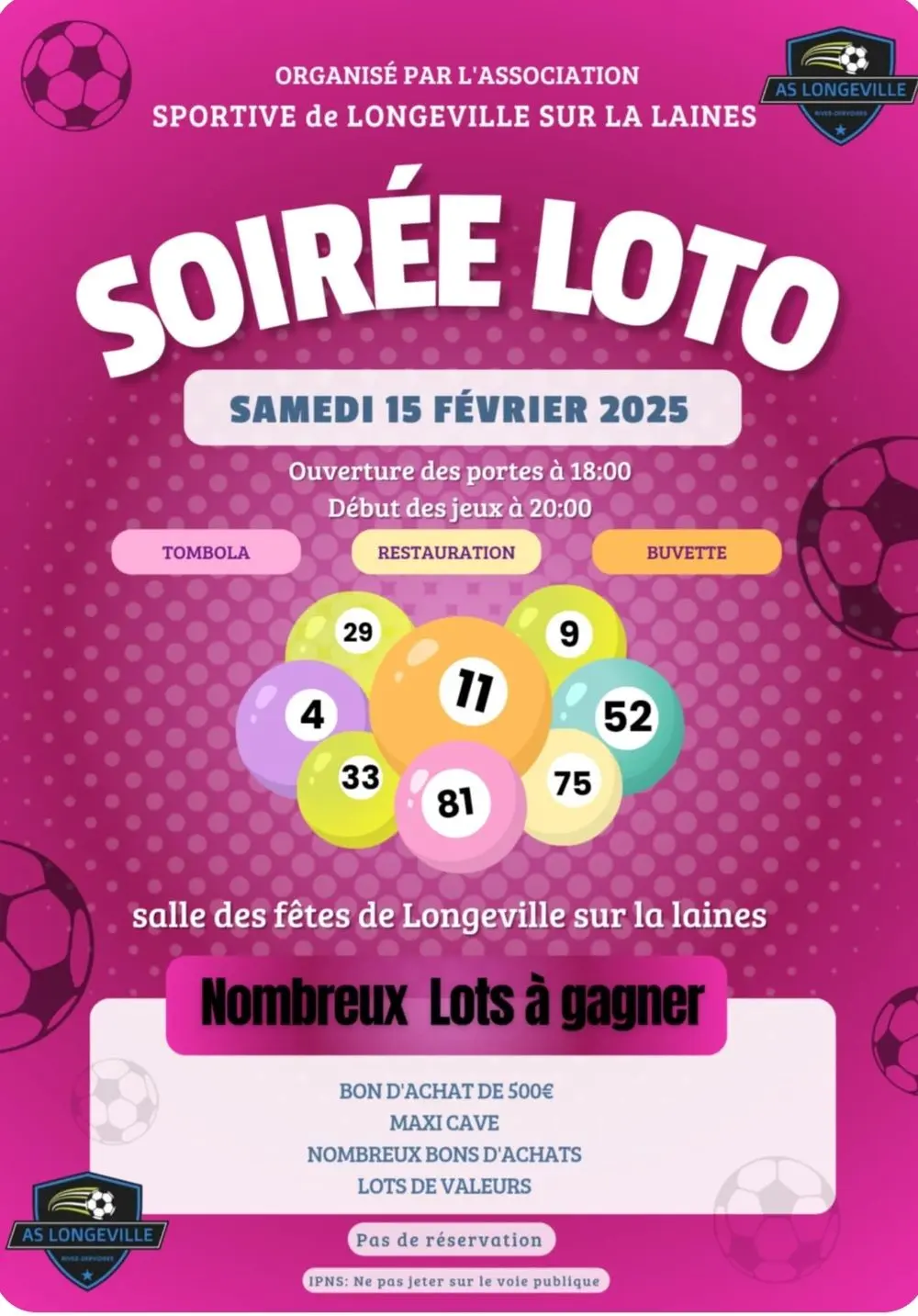Loto 15 février