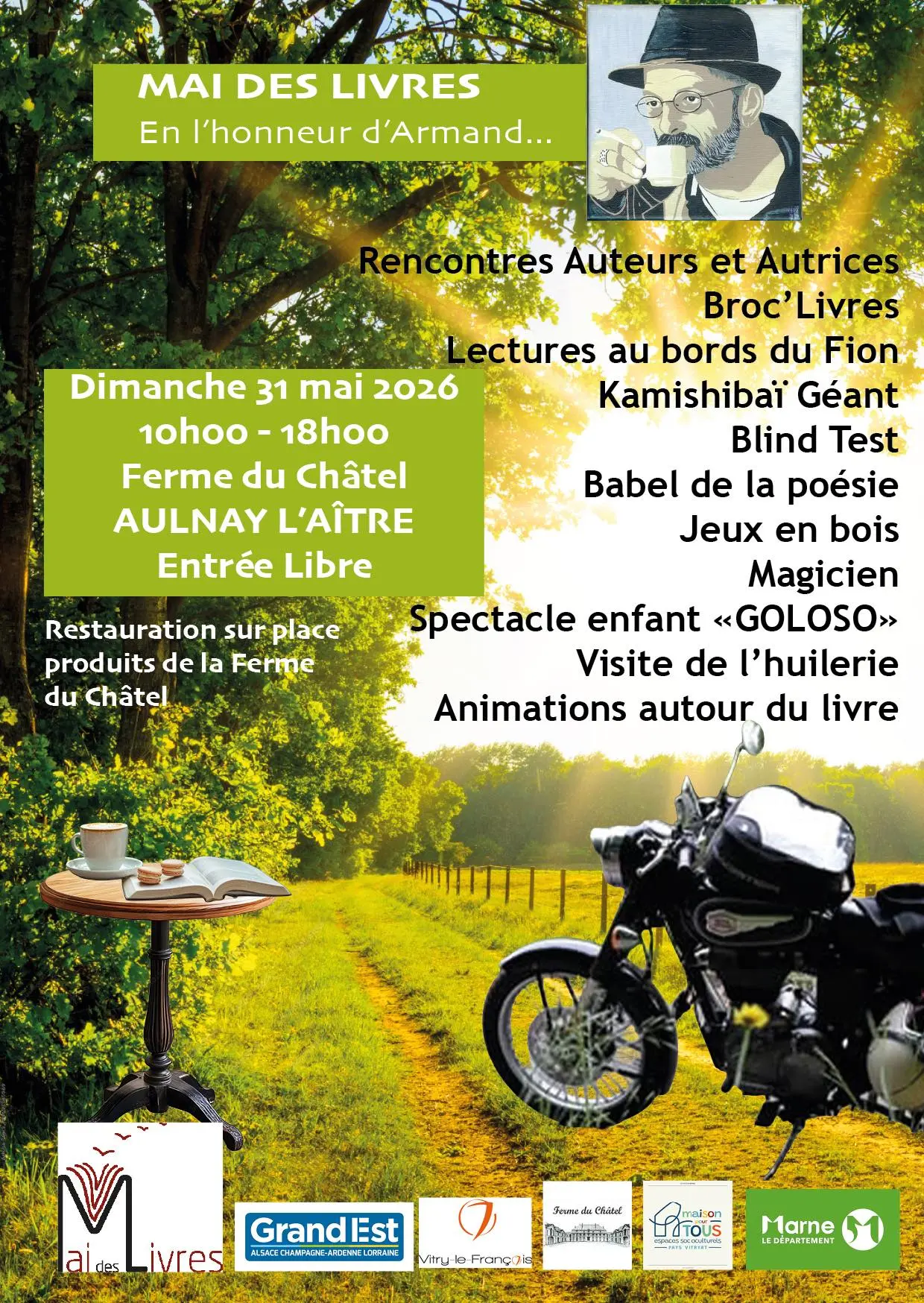 MAI DES LIVRES - FERME DU CHATEL AULNAY L'AITRE