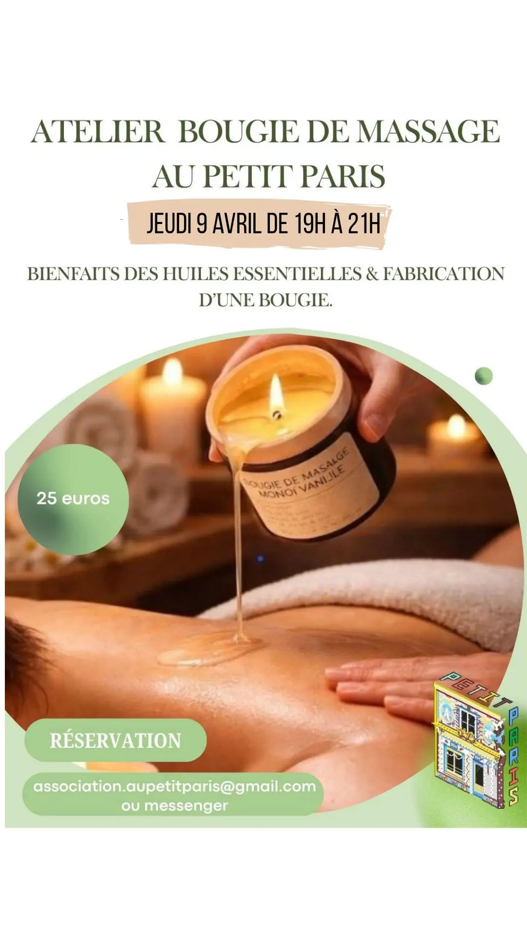 atelier bougie de massage