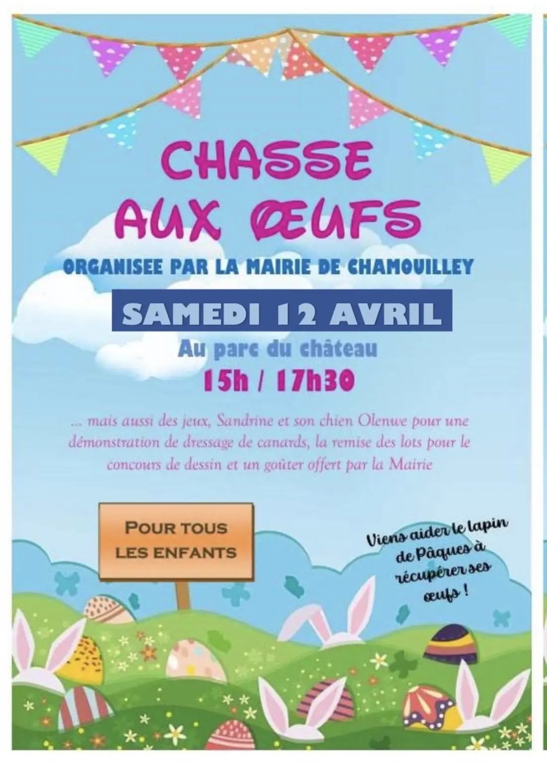 chasse aux oeufs chamouilley