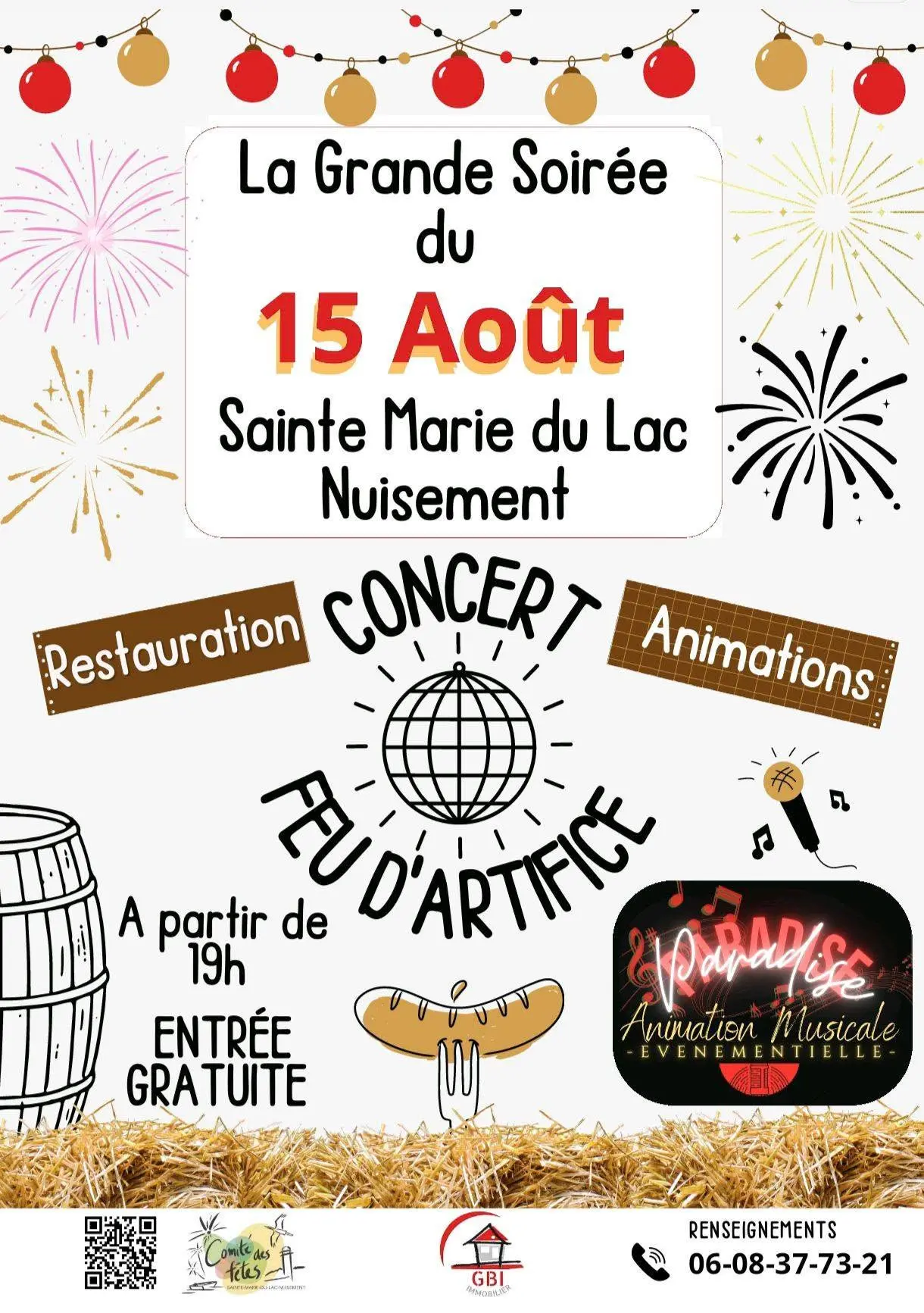 fête du 15 août ste marie