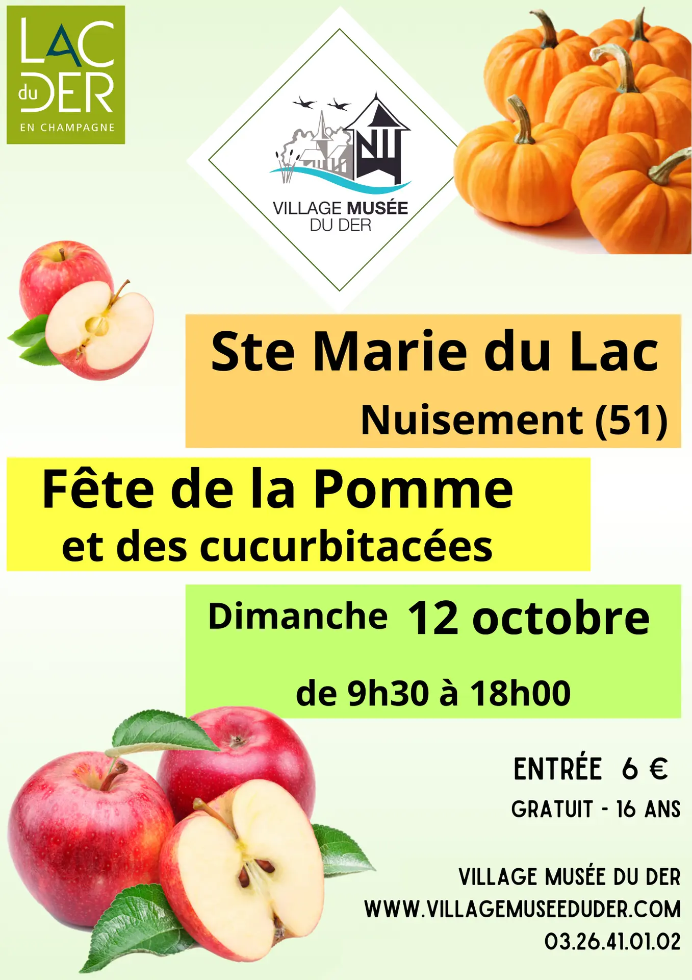 Affiche Fête VMD 2023/2024 - Affiche Fête pomme 2025