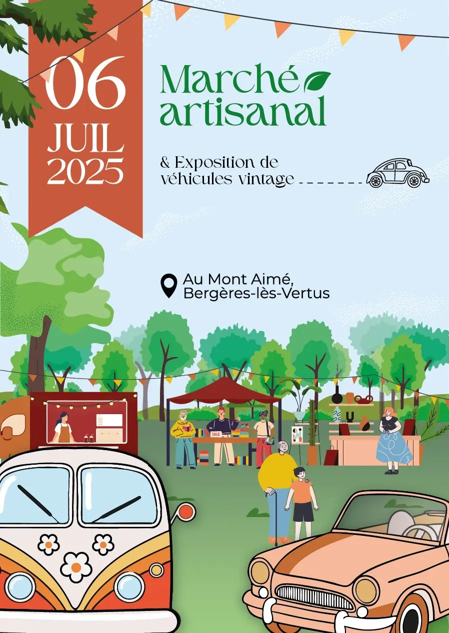 Marché artisanal de Bergères-lès-Vertus 2025-07