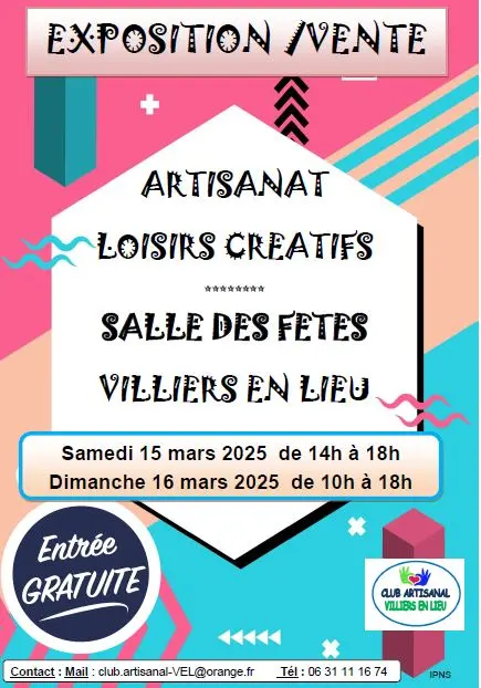 salon artisanat Villiers en Lieu
