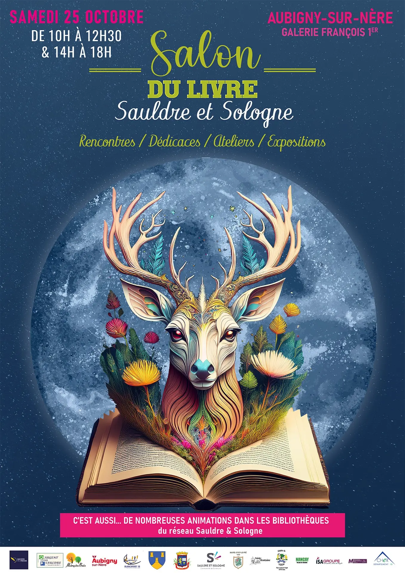 Affiche - Salon du livre - Aubigny
