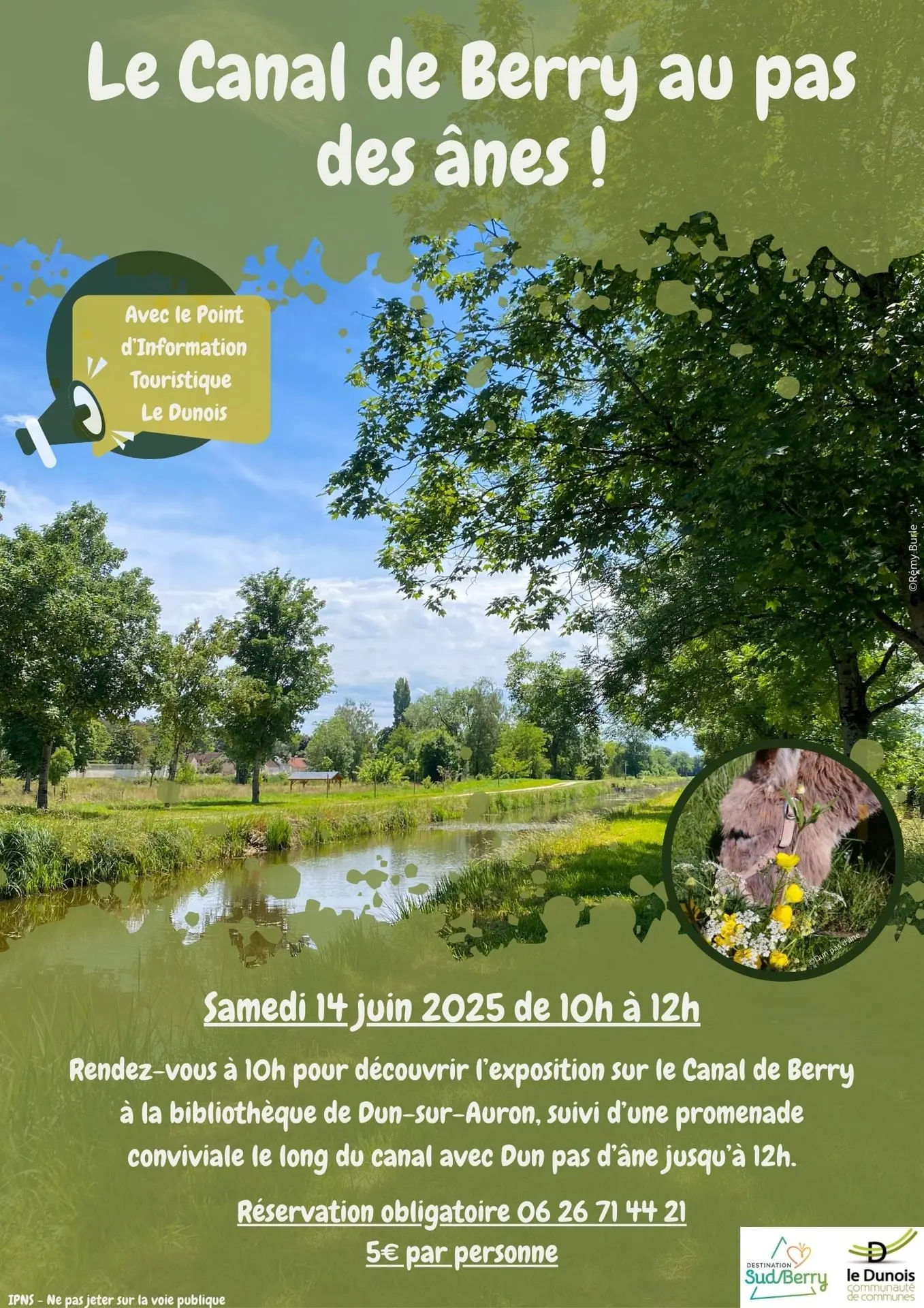 Canal de Berry au pas des ânes 14 Juin 2025